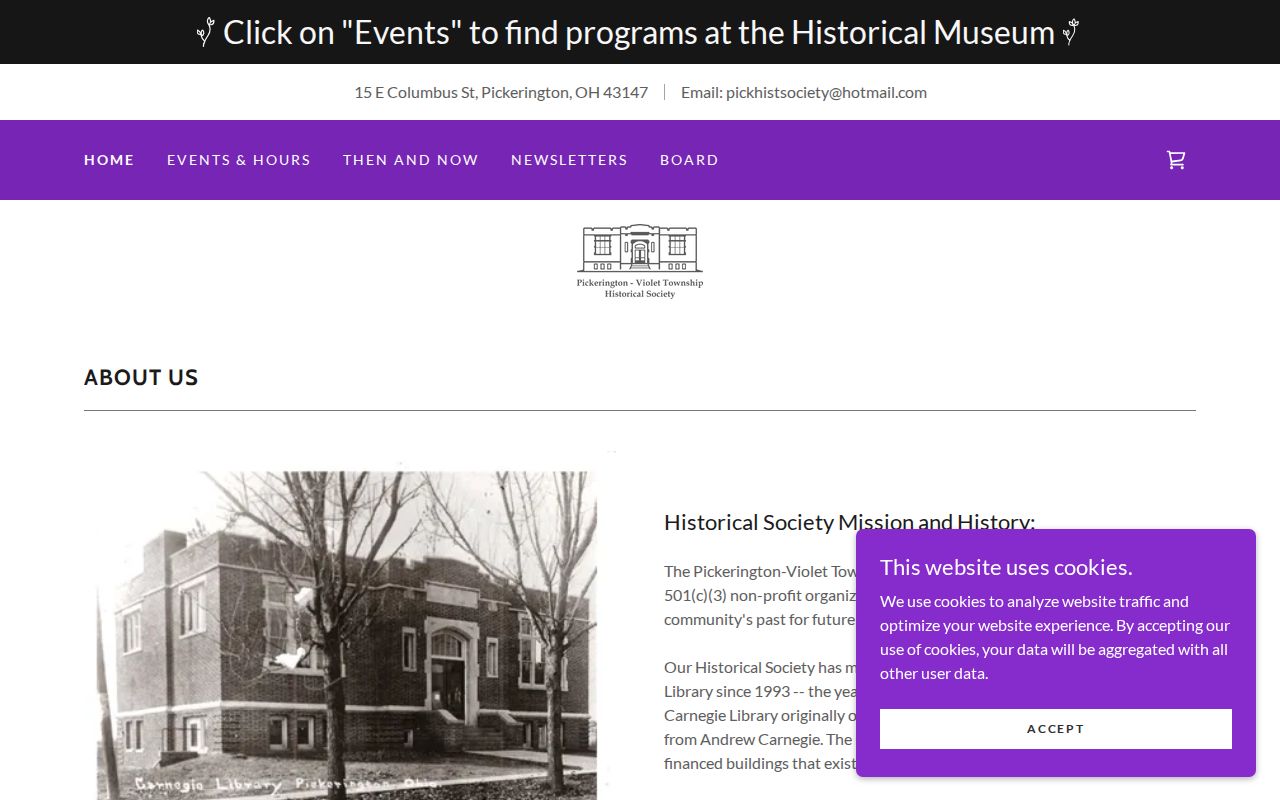 Violet Township city directory research at the Pickerington-Violet Township Historical Society