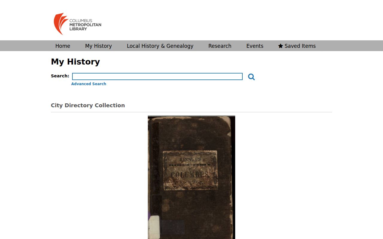 Violet Township city directory research in Columbus Metropolitan Library digital collections