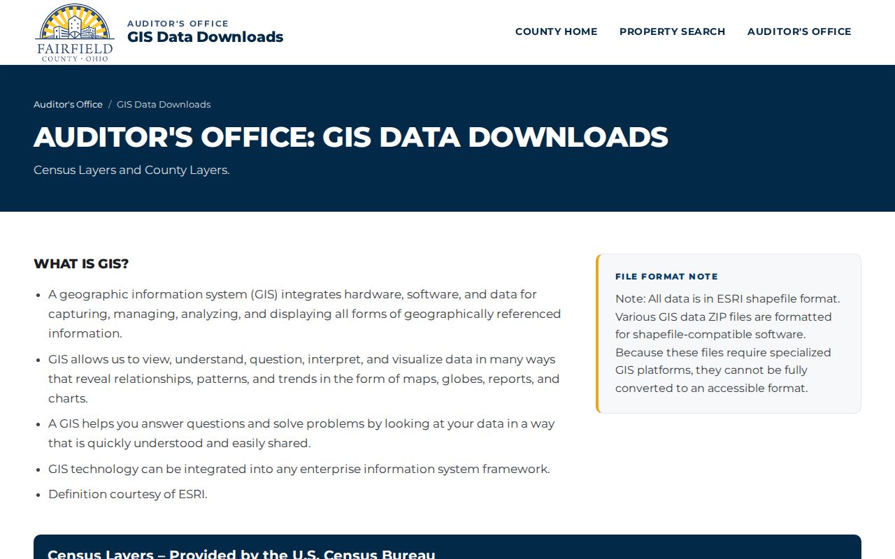 Violet Township ZIP code directory Fairfield County GIS downloads